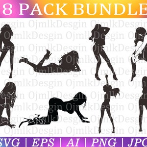 Sexy Women Svg Bundle, Ladies Body Svg, Sex Silhouette Svg, Erotic Woman Svg, Booty Svg Bundle, Sexy Lady Svg, Sexy Girls, Téléchargement instantané