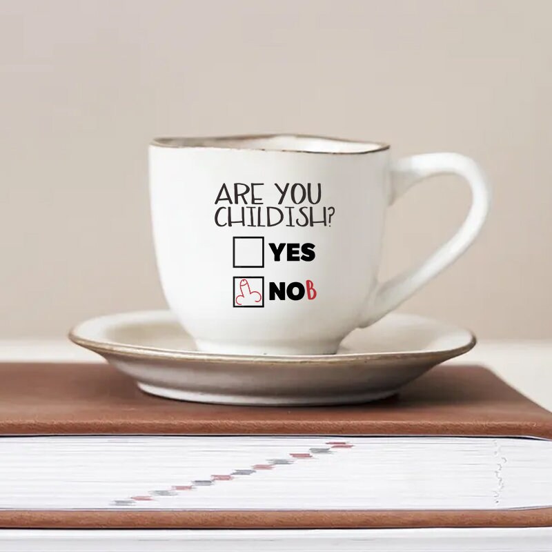 W Anchor Funny Rude Inspired - Sottobicchiere in legno