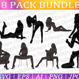 Sexy Damen Svg Bundle, Damen Body Svg, Sex Silhouette Svg, erotische Frau Svg, Booty Svg Bundle, Sexy Lady Svg, Sexy Girls, Sofortiger Download