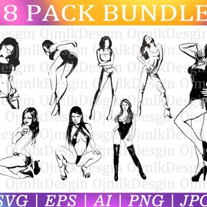 Sexy Frauen Svg Bundle, Damen Body Svg, Sex Silhouette Svg, erotische Frau Svg, Booty Svg Bundle, Sexy Lady Svg, Nacktes Mädchen Svg, Sofortiger Download
