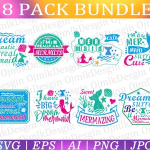 Mermaid Svg Bundle,Mermaid Tail Svg,Mermaid Squad Svg,Mermaid Tail SVG,Mermaid Shirt Svg,Mermaid Vibes Svg,Baby Mermaid Svg,Instant Download