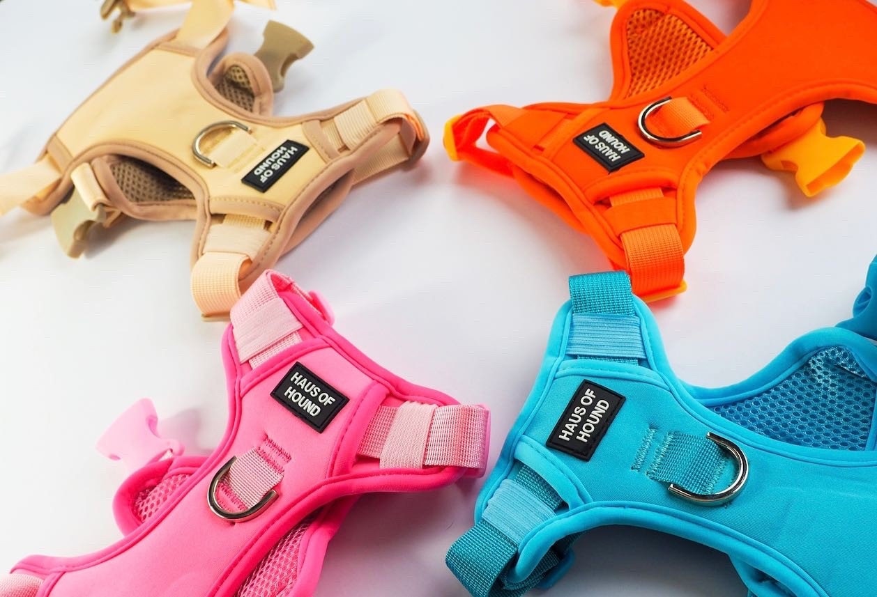 Pink Dog Harness Girl Dog Harness Adjustable Dog Etsy