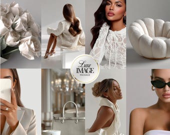 Luxury Social Media Images: Elegant Branding Templates for Canva (Digital Download) – Canva Instagram Templates, Luxury Stock Images