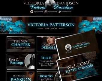 youtube branding kit, youtube, banner template, youtube thumbnails, youtube template canva, custom youtube animation, viral, brand kit