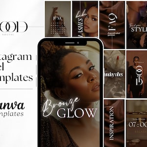 Instagram Reel Cover Templates, Canva Reel Covers, Luxury Reel Covers, Canva Templates for Coaches, Templates for Entrepreneurs, IG Reels