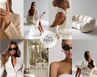 Luxury Social Media Images: Elegant Branding Templates for Canva (Digital Download), Instagram Reel Cover, Aesthetic Stock Images