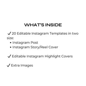 Mörk lyxig varumärkesbyggsats för företag – Canva Instagram-mallar för coacher bild 3