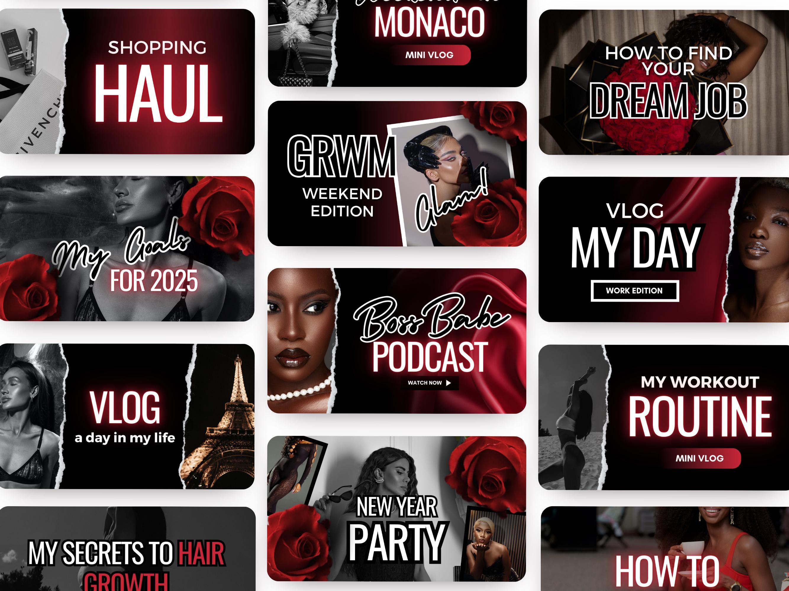 Canva Youtube Thumbnail Templates, Aesthetic Canva Youtube Thumbnail ...