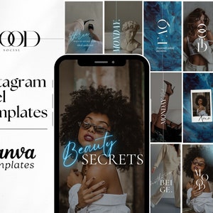 Instagram Reel Cover Templates, Canva Reel Covers, Luxury Reel Covers, Canva Templates for Coaches, Templates for Entrepreneurs, IG Reels