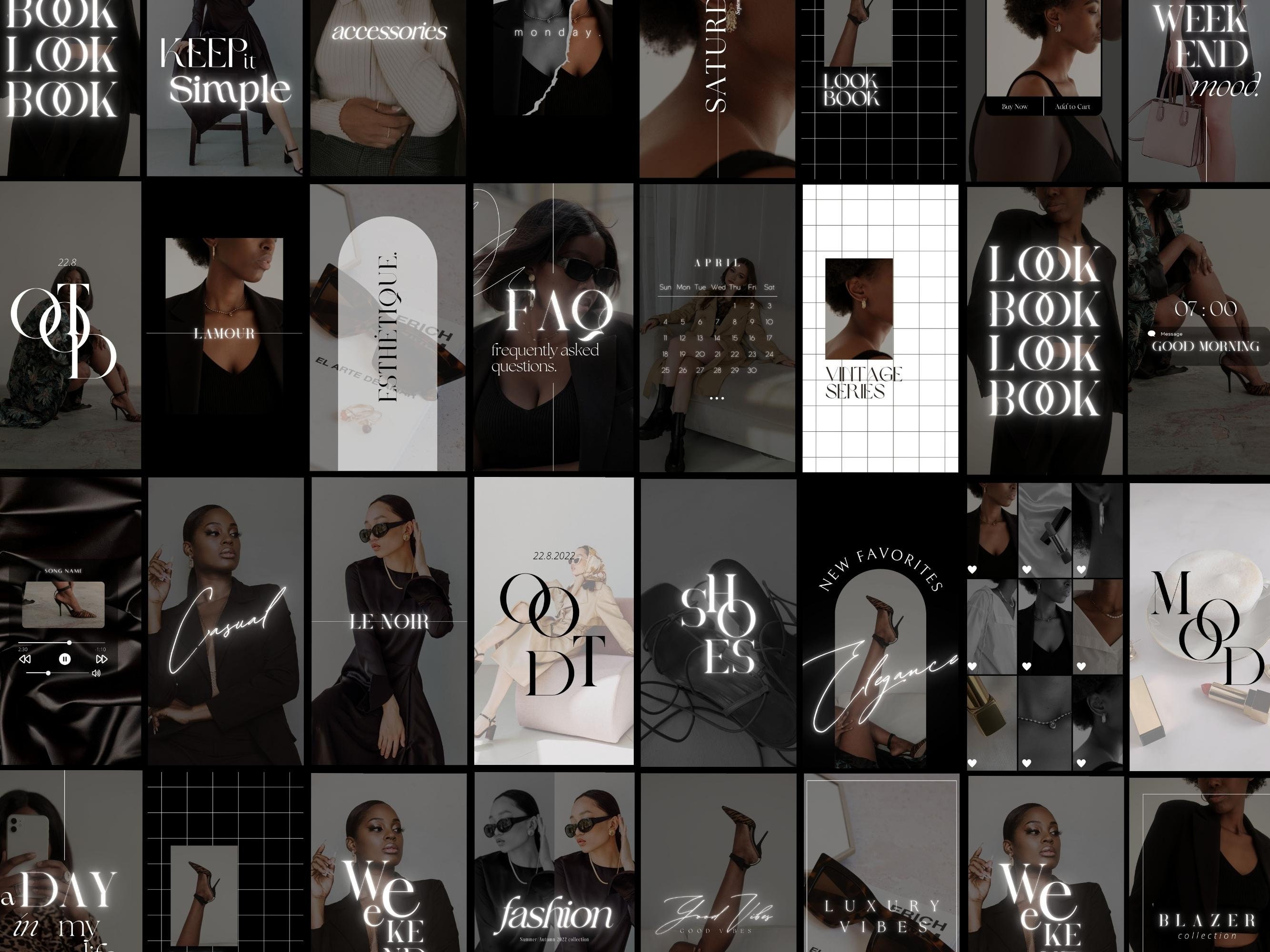 Instagram Reel and Story Templates Dark Preset Reel Cover Template