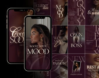 Instagram Templates | Business Instagram | Editable Instagram Template | Coaching Instagram Post | Aesthetic Instagram | Luxury Branding