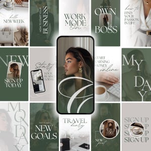 Canva Instagram Templates, Instagram templates for coaches, Luxury social media templates, ig template, Editable Instagram stories, ig post
