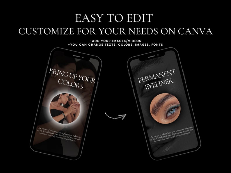 PMU Instagram Template Microblading Instagram Template Lip - Etsy Finland