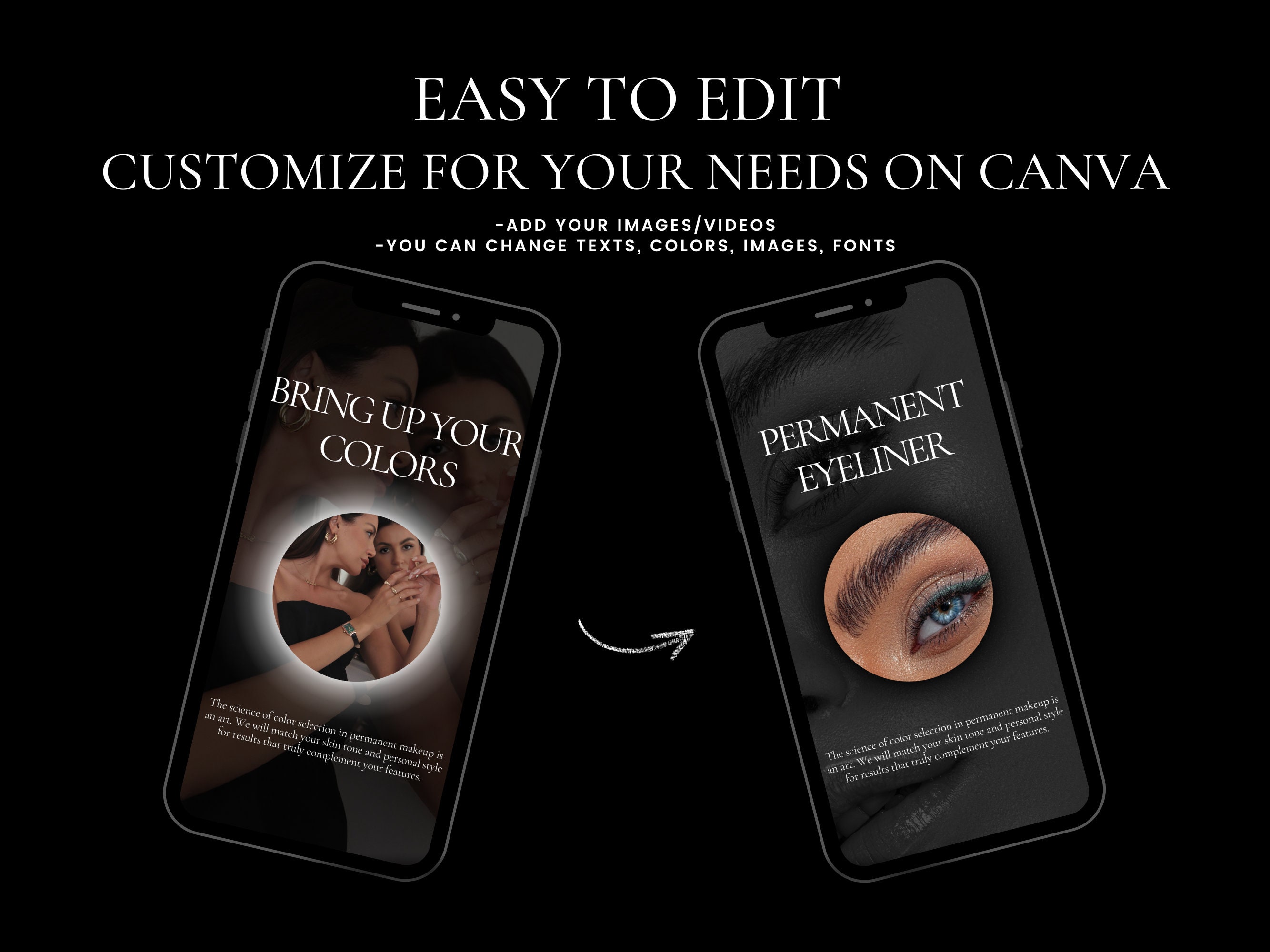 PMU Instagram Template Microblading Instagram Template Lip - Etsy Finland