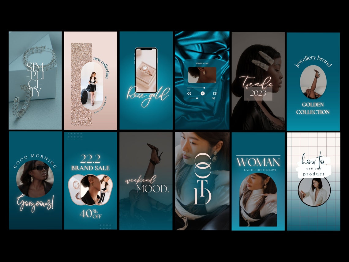 Instagram Reel Templates Minimal IG Reel Cover Template Etsy
