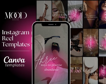 Instagram Rolle Abdeckung | Instagram Rollen | Instagram-Beitrag | Rosa Instagram | Youtube Branding | Luxusmarke | Garnrollen | Reel Vorlagen