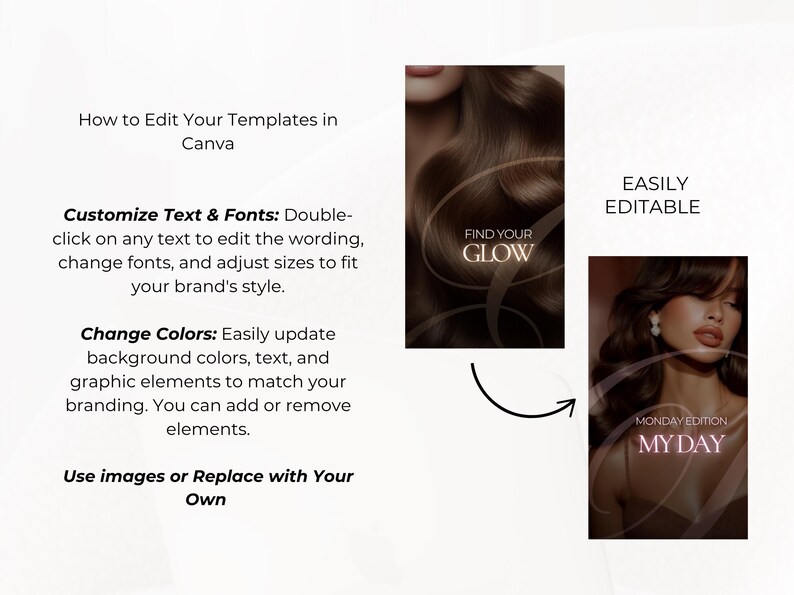 Luxury Instagram Canva Templates for Reels & Stories – Black Gold ...