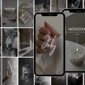 Instagram Reel Cover Templates, Canva Reel Covers, Neutral Reel Covers, Canva Templates for Coaches, Templates for Influencers, IG Reels