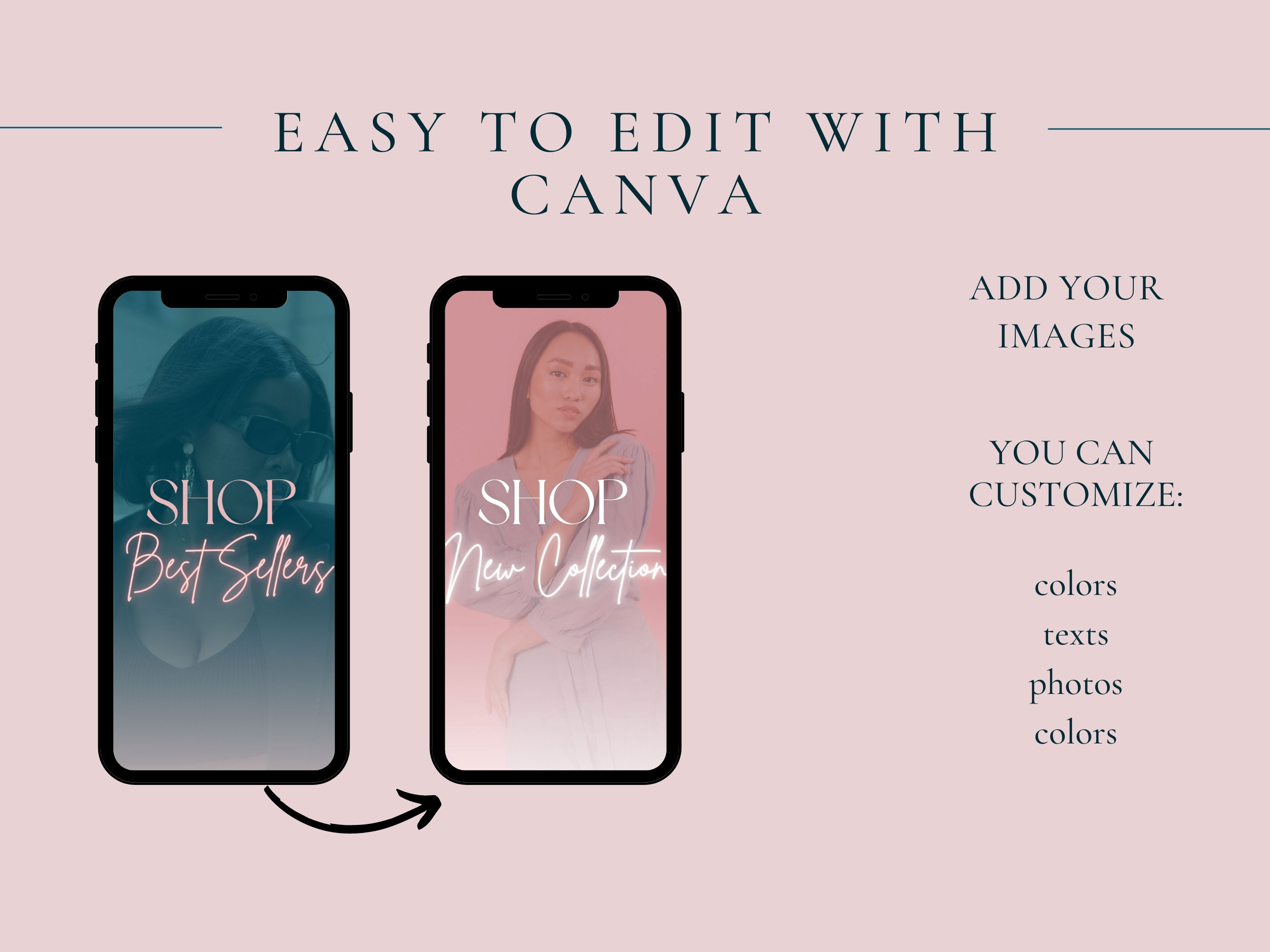 Instagram Reel Templates Minimal IG Reel Cover Template Etsy