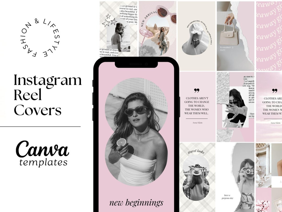 Instagram Reel and Story Templates Minimal IG Reel Cover Template