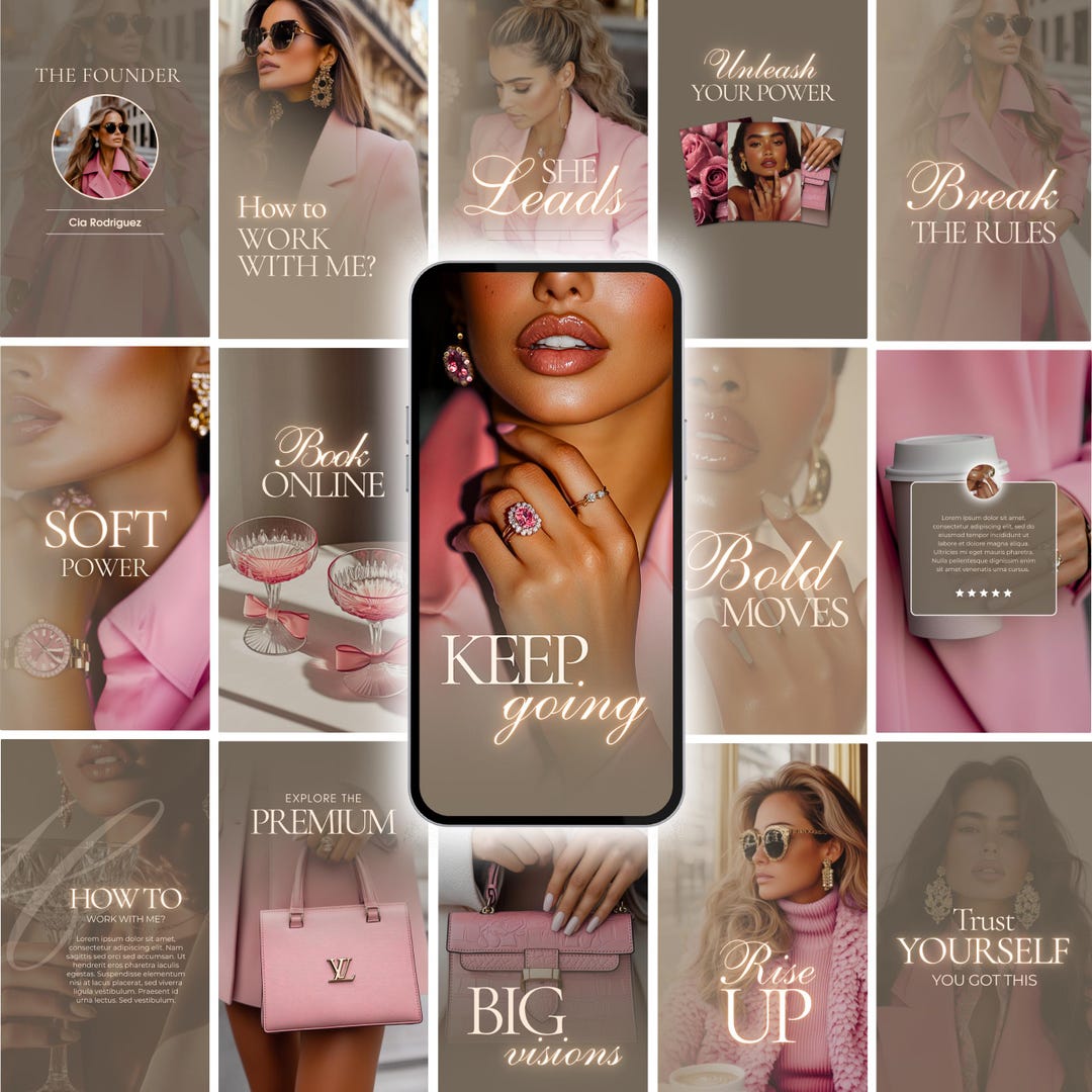 Coaching Instagram Canva Template | Luxury Social Media Posts ...