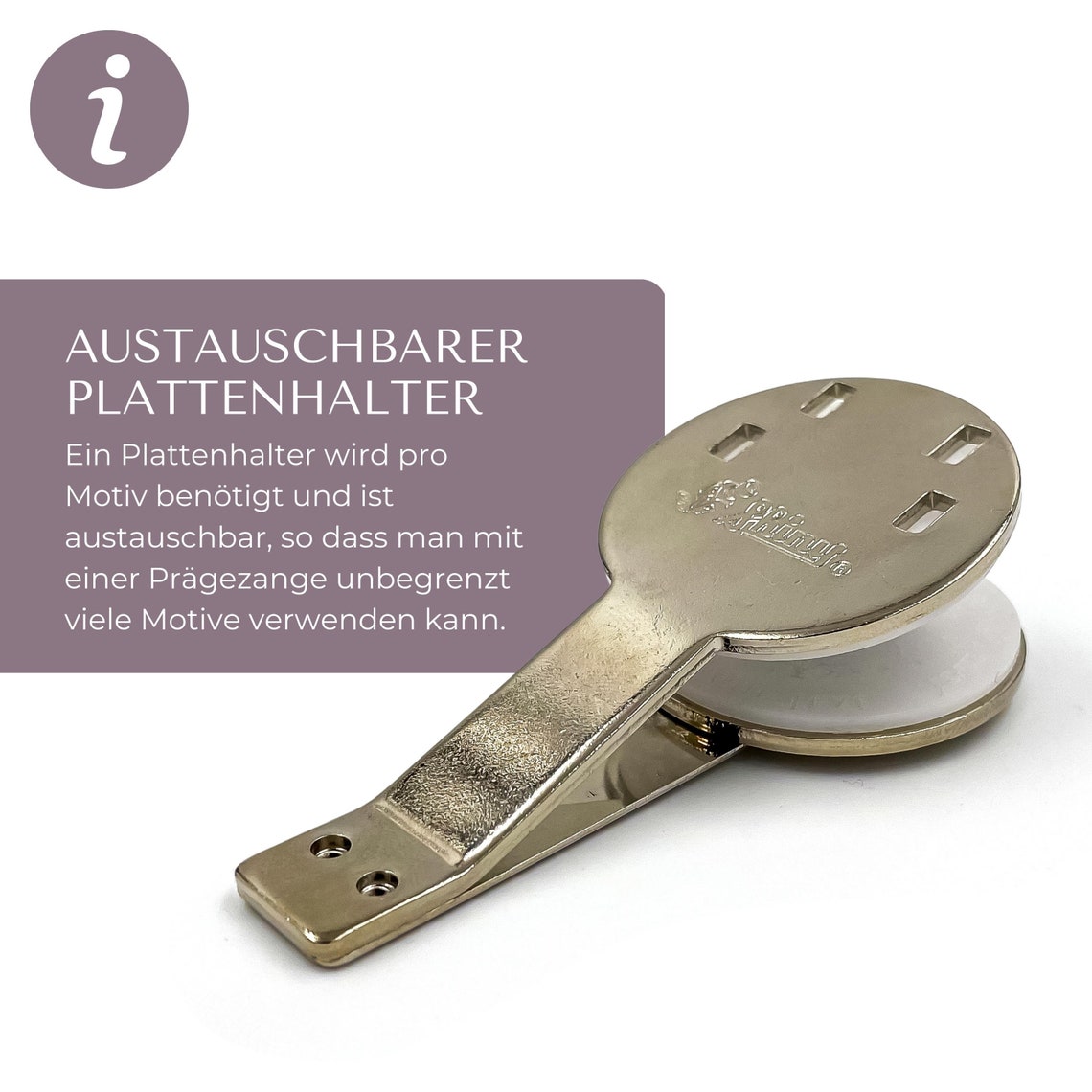 Personalisiertes Prägestempel Set - Mit 250 Aufkleber Für Bücher & Einladungen