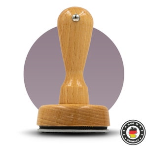 Personalisierter Holzstempel Made in Germany Hochzeitsstempel mit optionalen Stempelkissen Initialen Stempel zdjęcie 6