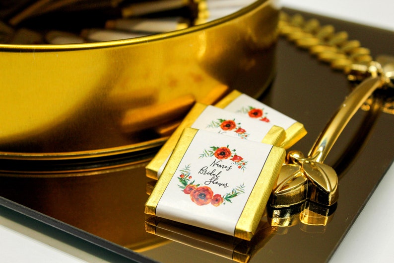 Personalised Chocolate Wedding Favors for Guests Bridal Etsy Canada