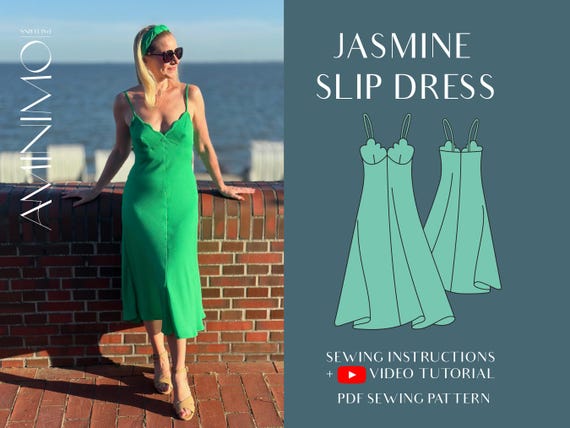 Jasmine Slip Dress Patternbias-cut Slip Dress With Floral Bust Detail (midi & Ankle Length)| PDF Sewing Pattern| Summer Dress| Dress Women - Etsy Jasmine Slip Dress Patternbias-cut Slip Dress With Floral Bust Detail (midi & Ankle Length)| PDF Sewing Pattern| Summer Dress| Dress Women - Etsy