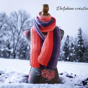 Handmade crochet scarf