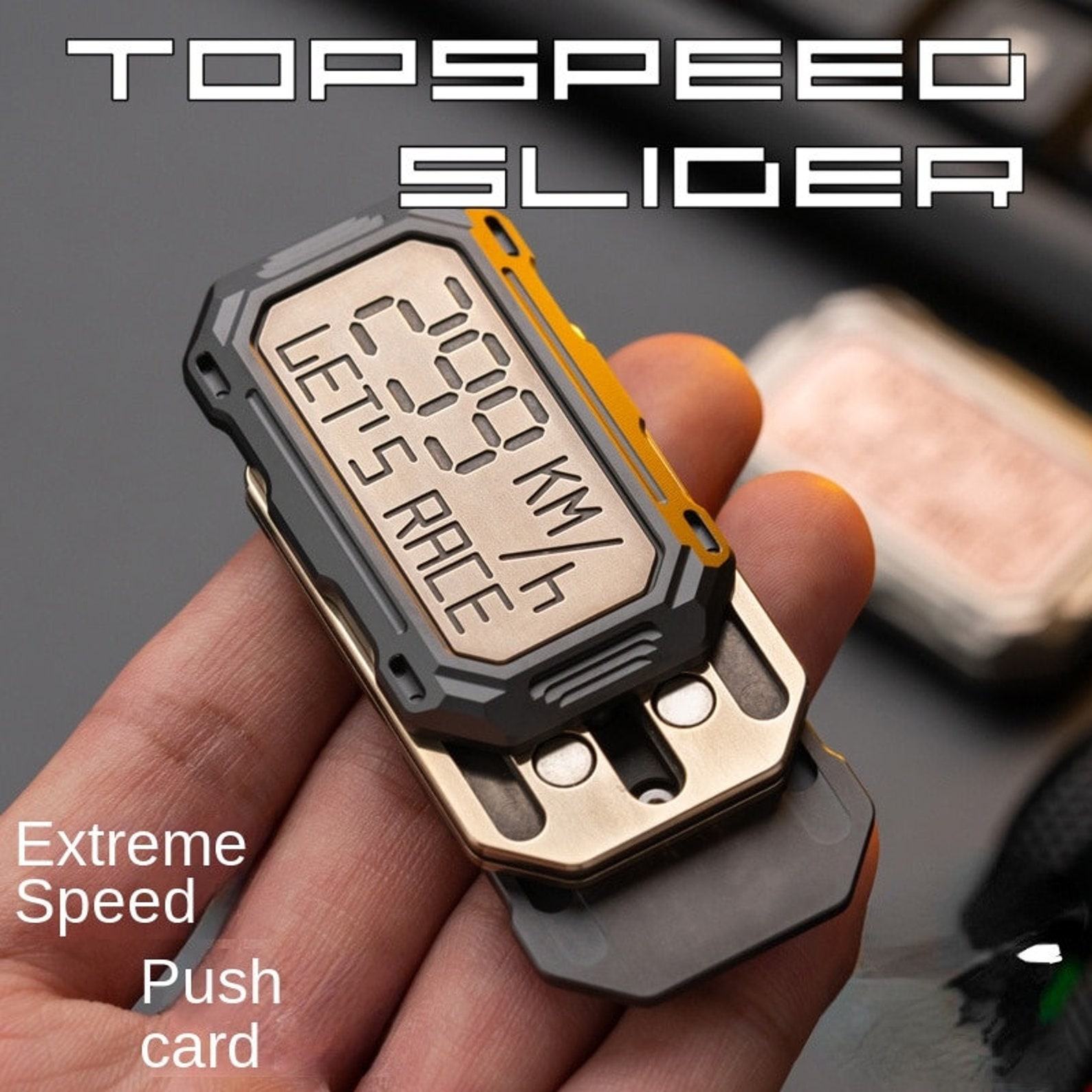 Top Speed Fidget Slider Toy Stainless Steel Stress Etsy