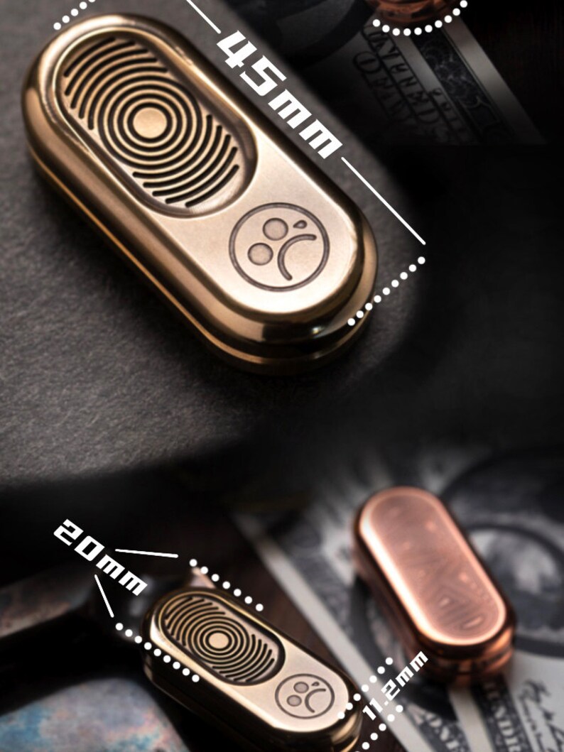 DZ Top Mechanical Fidget Slider Toy EDC Metal Stress Relief Etsy