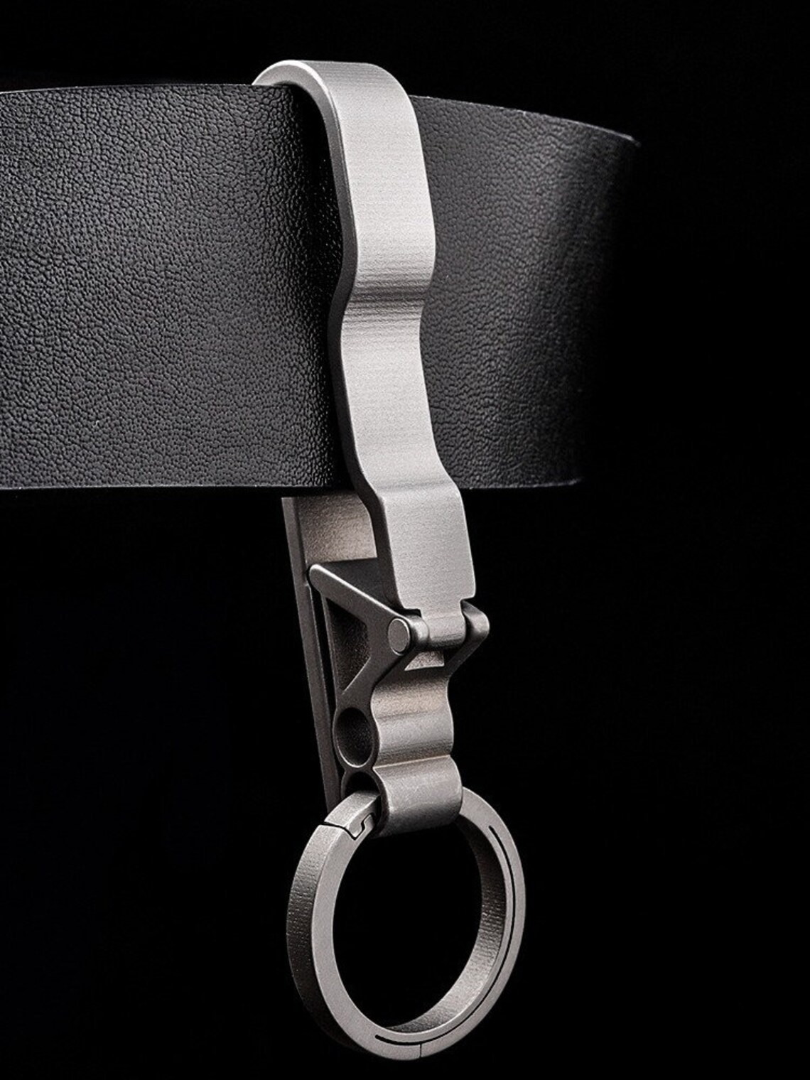 EDC Titanium Belt Key Holder Keychain 22mm Titanium Key Ring Etsy