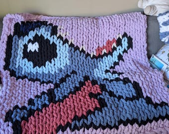 Stitch Chunky Knit Blanket Pattern