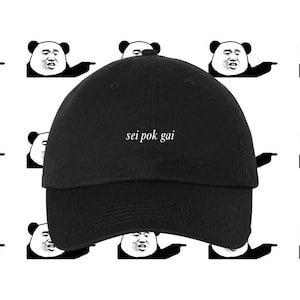 Sai Pok Gai - Cantonese Phrases - Chinese - Embroidered Cap