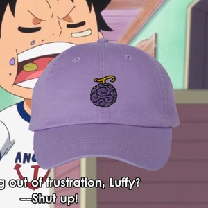 Gomu Gomu No Mi Devil Fruit Luffy - One Piece - Embroidered Hat