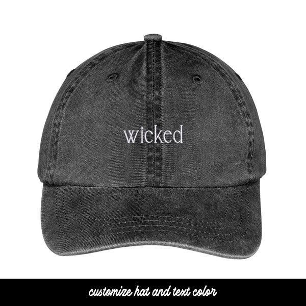 Wicked - Halloween - Spooky Season - Embroidered Cap