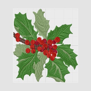 Borduurontwerp Tak, Fruit, Machine borduurbestand, Direct downloaden