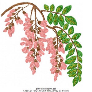 Embroidery Design Wisteria Branch Machine Embroidery File Instant embroidery-design-wisteria-branch-machine-embroidery-file-instant
