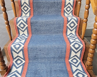 Handwoven Wool Rug Runner, 2x12 FT Entryway, Traditional Runner Rug, Hallway Runner Rug, Custom Runner, Kilim Runner Rug, Wool Runner Rug