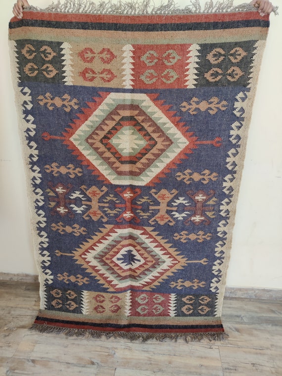 ヴィンテージ ジュートキリムラグ ヴィンテージジュートキリムラグ
