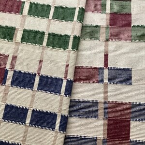 Handwoven Checkered Rug, Marli Flatweave Wool Rug, Modern Woolen Plaid Area Rug, Rugs For Living Room, Wool Rug 8x10, Check Rug, 6x8, 5x8 FT