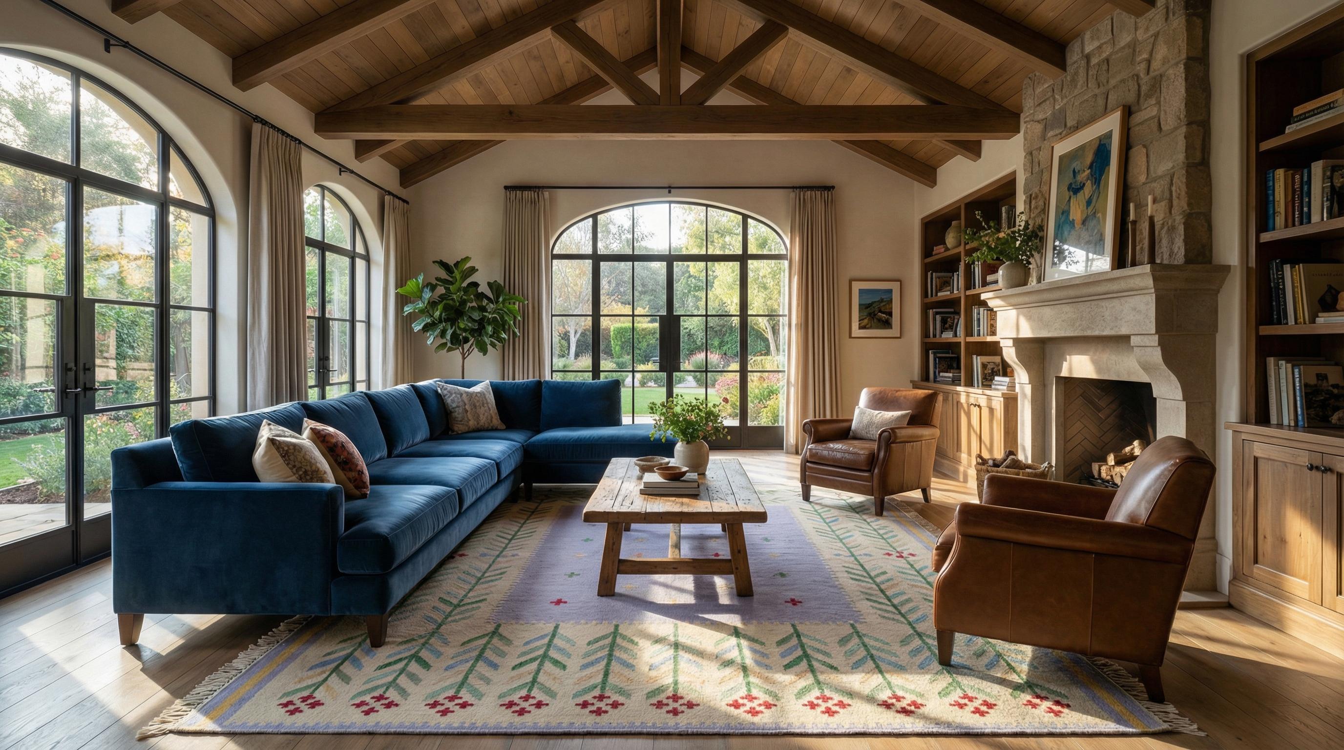 Maria Killam Rug Handwoven Wool Floral Kilim Rug, Bedroom, Living Room Indoor Rug ...