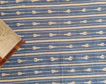 Handwoven Modern Flatweave Area Rug, Cotton Wool Blue And White Handmade Rug, 8X10 Kilim Woven Rug, Reversible Rug