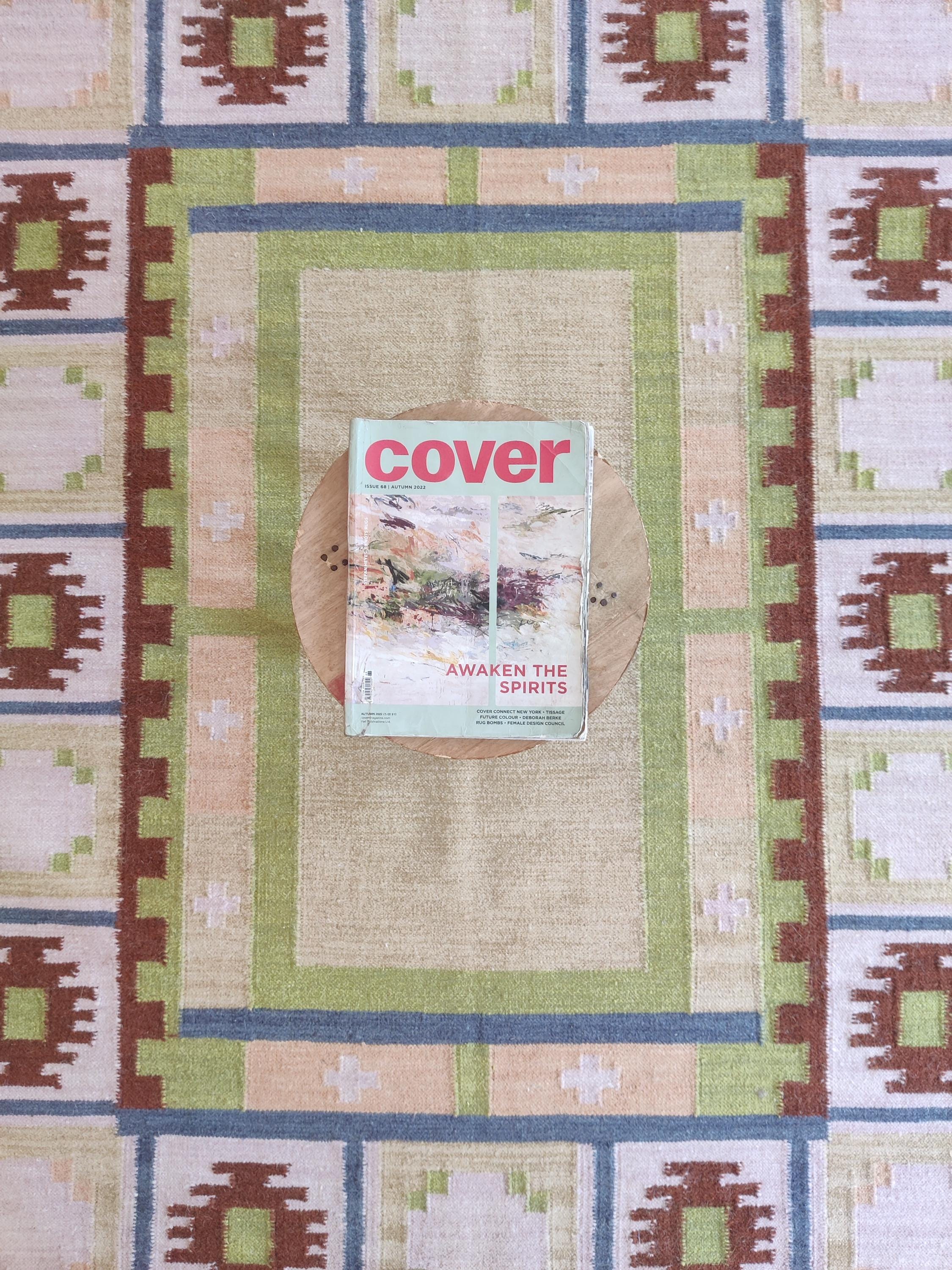 幾何学模様の手織りウールラグ モダンなマルチカラーデザインラグ、手織りの幾何学模様のウールラグ