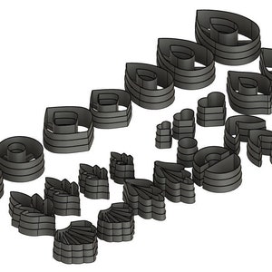Polymer Clay Cutting Shapes Bunde 26pack