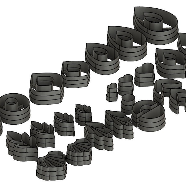 Polymer Clay Shapes - Etsy