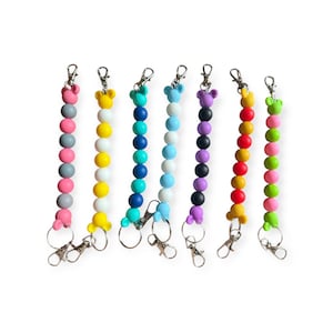 Minnie Ears Holder; Silcone Bead with Clasps image 4