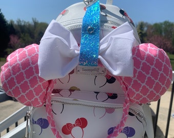 Minnie Ears Holder; Glitter Styles