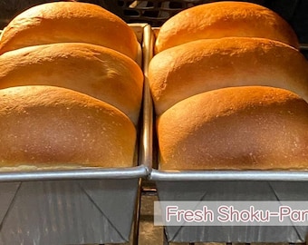 Fresh made Japanese Hokkaido Milk Toast loaf bread fluffy soft (over 35 dollar free shipping)